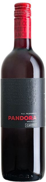 Вино Cavino Pandora черв.сух.12% 0.75 л